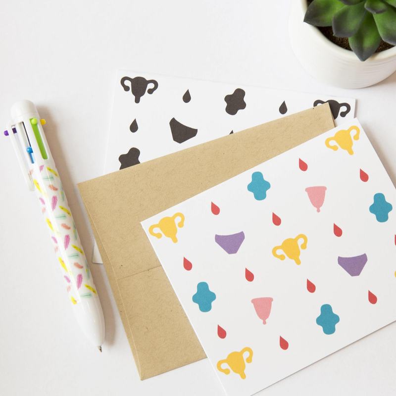 Happy Menses Printable Greeting Card