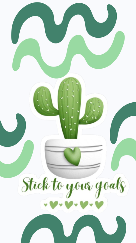 Stick To Your Goals Wallpaper