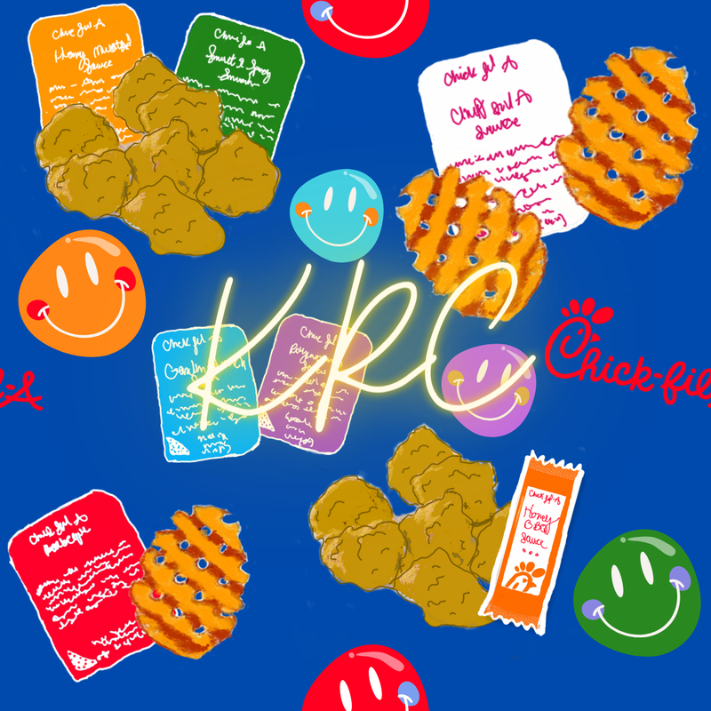 Chick-fil-a Blues Seamless