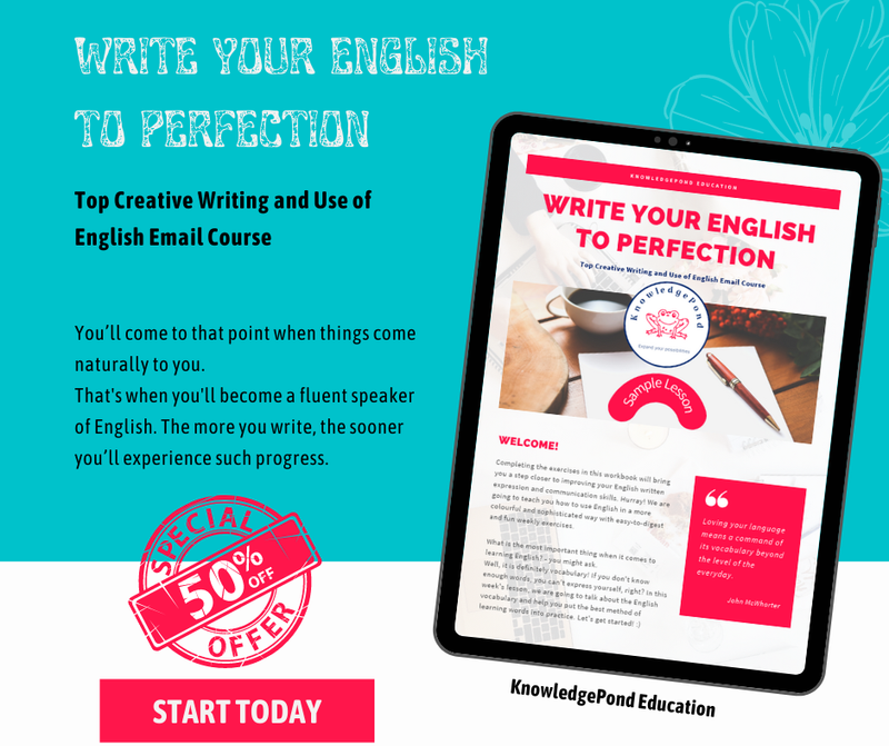 Write your English to Perfection Special