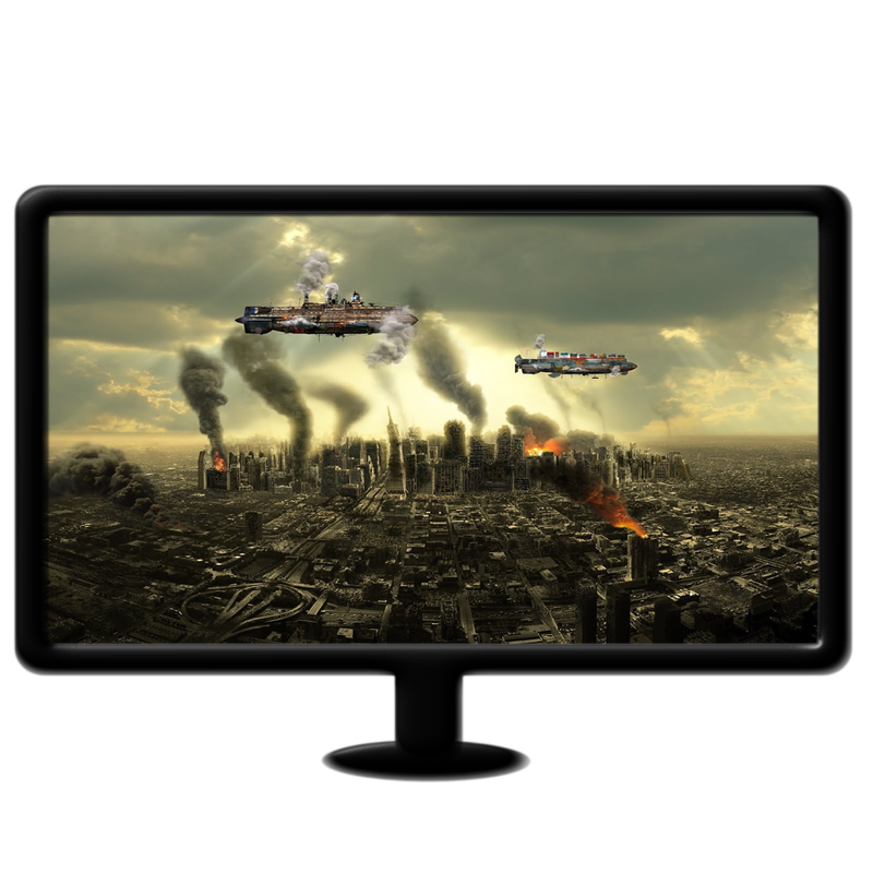 Steam punk air ship live wallpaper mp4