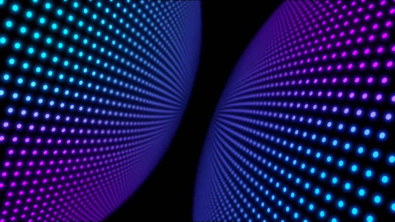 Moving Dots Grid Digital Background