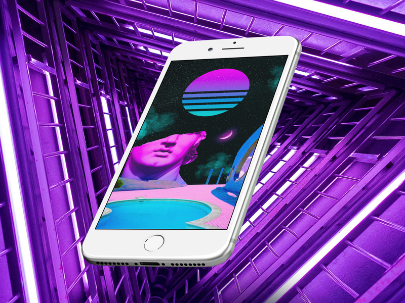 mystique vaporwave pool