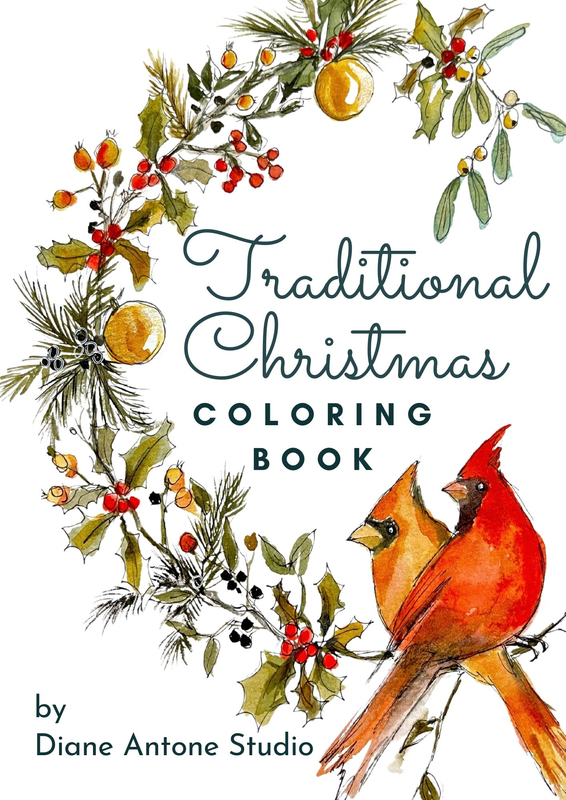 Traditional Christmas Coloring Book