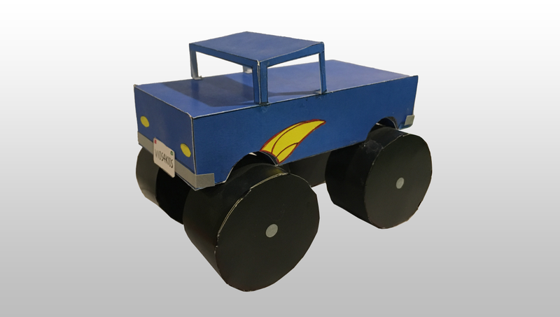 Mercedes Blue Truck Model