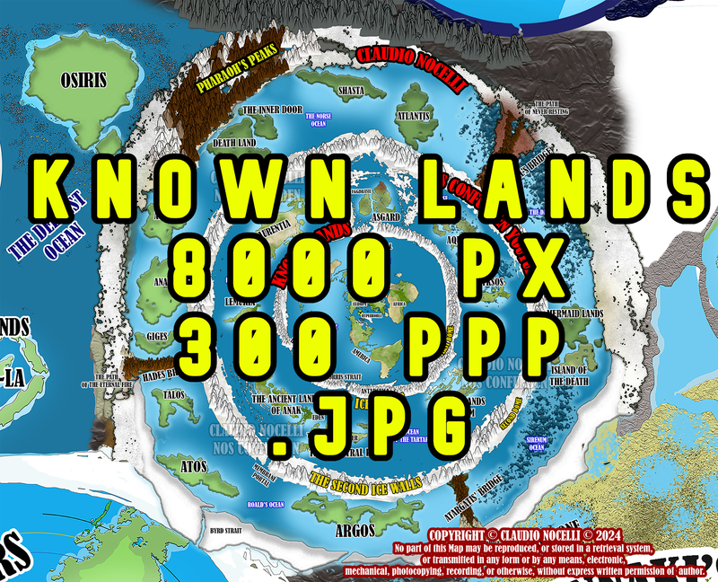 KNOWN LANDS FROM TERRA-INFINITA DIGITAL