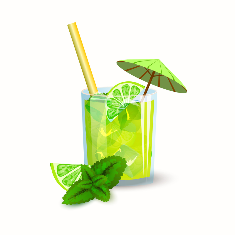 Realistic juice illustration design