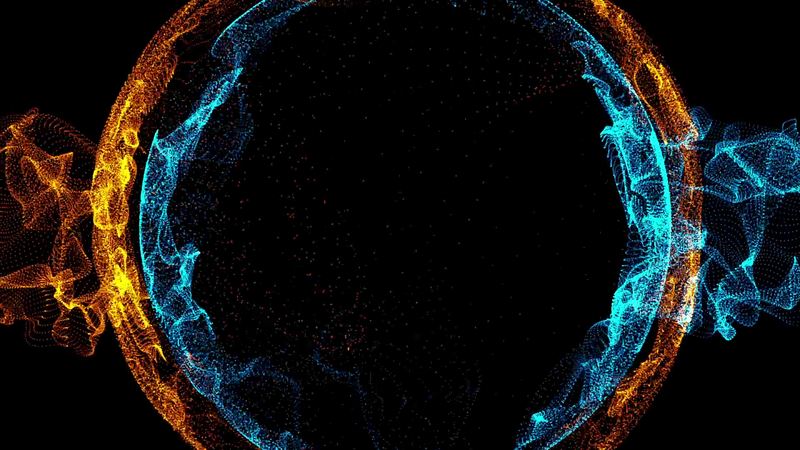 Energy particles animated background