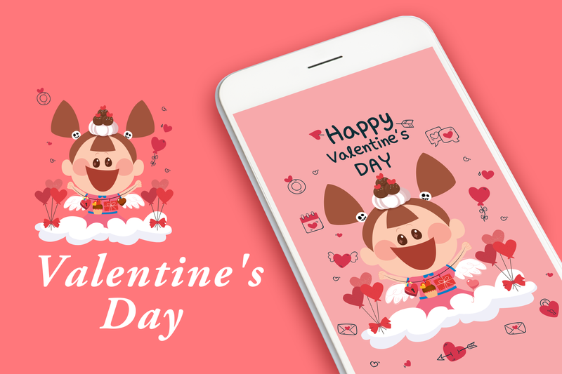 Happy Valentines Day  HANA eCard