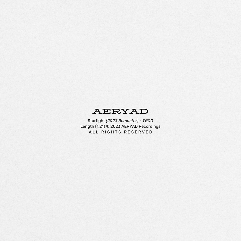 TGCO - Starfight (Digital Single)