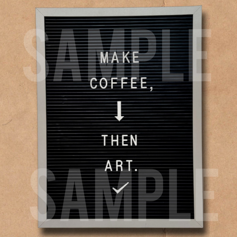 Make Coffee, Then Art Phone Wallpaper