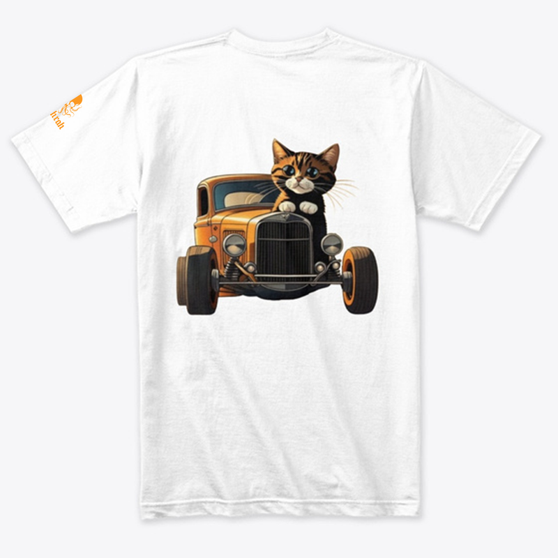 HotRod Cat Triblend Tee