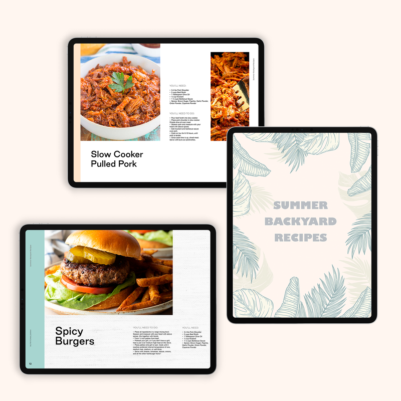 June E-Recipe: Summer Backyard Recipes!