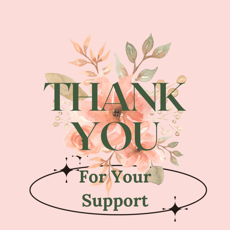 Thank You For Your Support