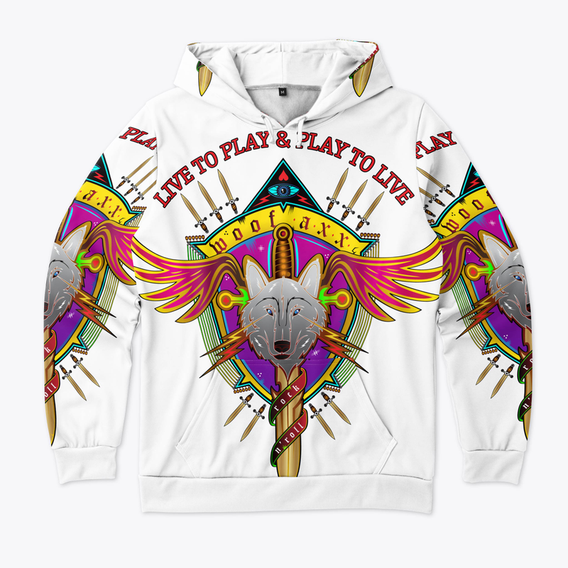 WooFAXX Dagger All-Over Print Hoodie