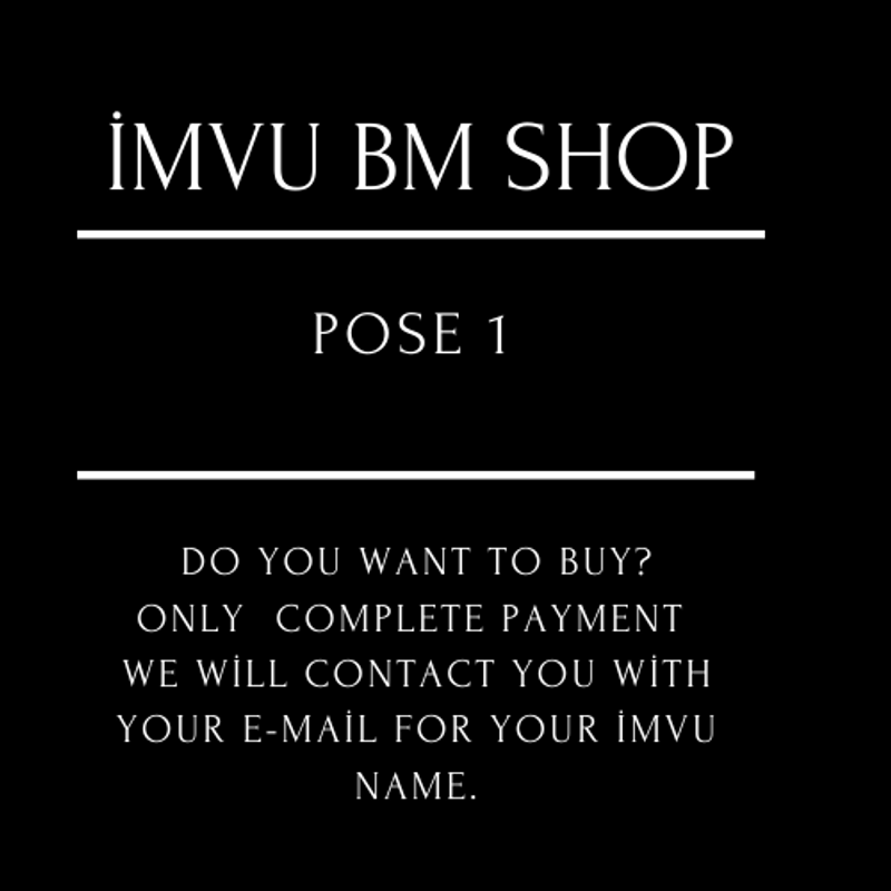Pose 1 - İmvu bm