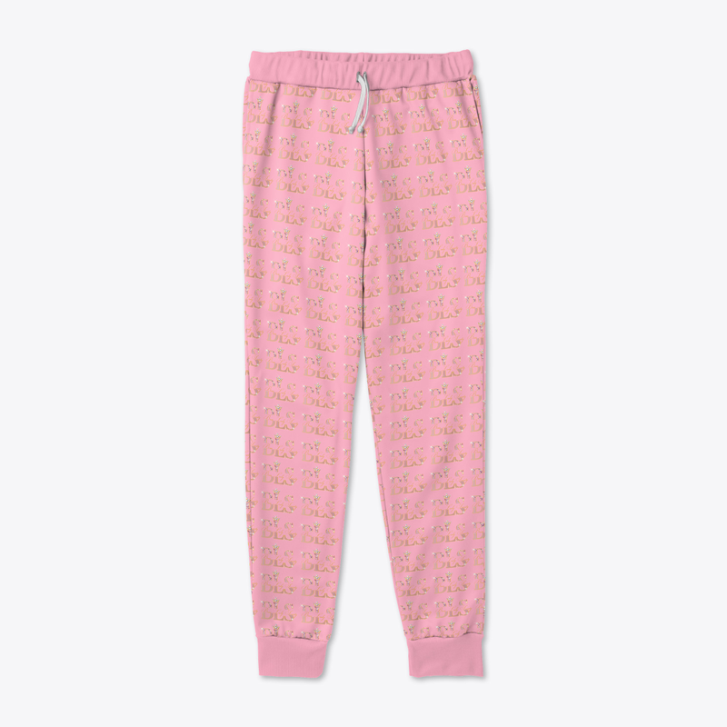 Iconic Motif Joggers Pink