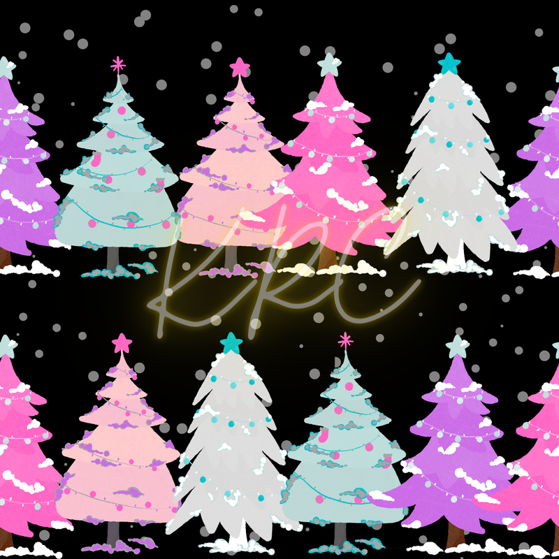 Pastel Tree Seamless File