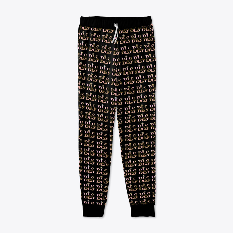 Iconic Motif Joggers Black