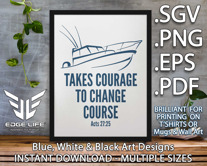 Takes Courage To Change Course