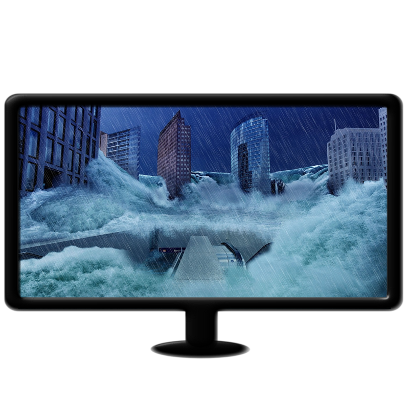 Washing away a city live wallpaper mp4