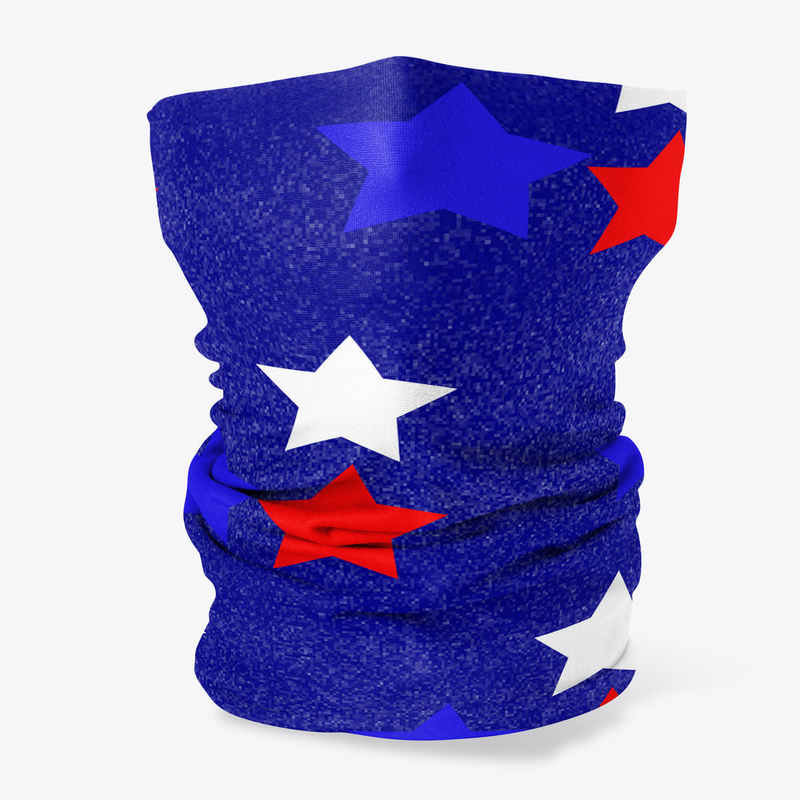 Red White and Blue Star Hoodie