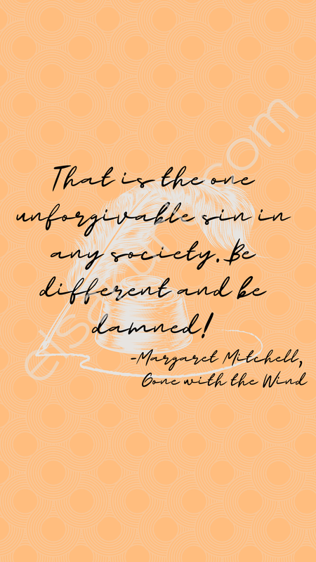 Literary Quotes 010 - Gone With The Wind