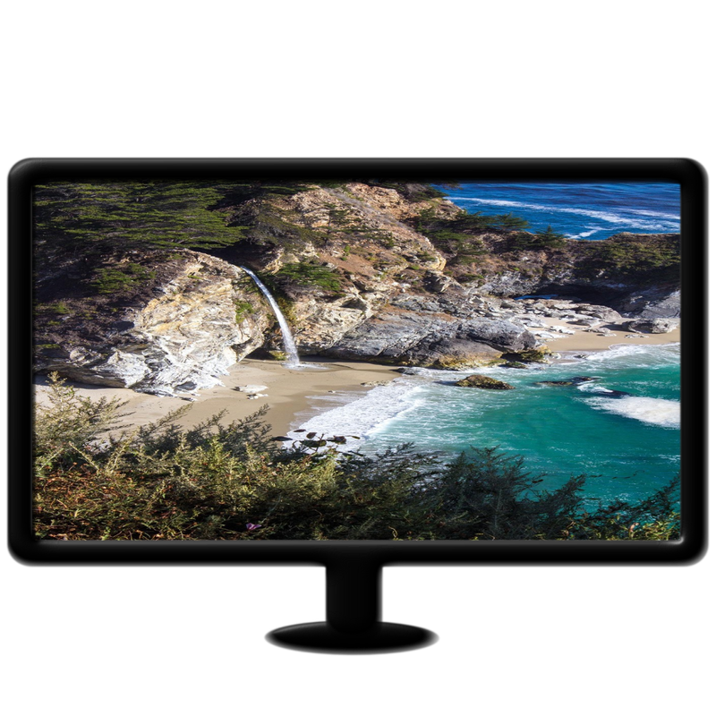 Beach with waterfall live wallpaper mp4