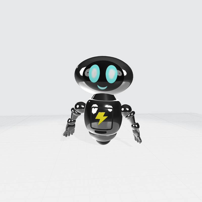 3D Model - Cute Robot