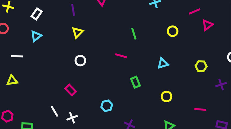 Floating Gaming Icons Animation