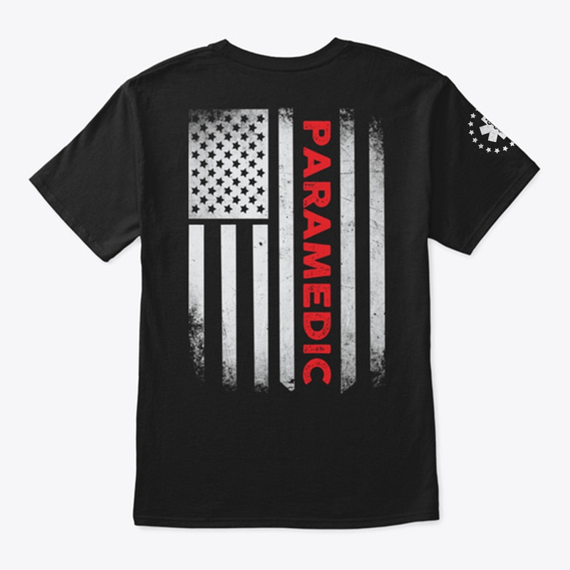 American Flag Paramedic Shirt