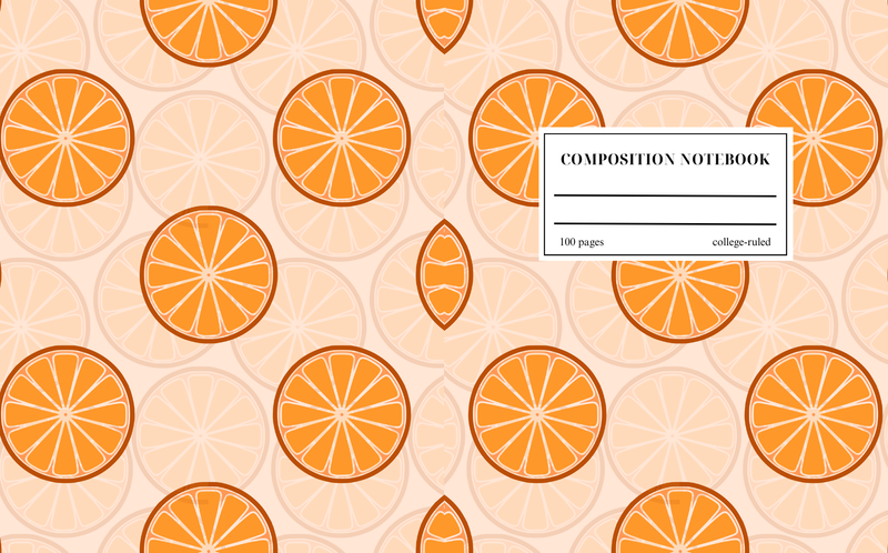 Composition Notebook & Interior Template