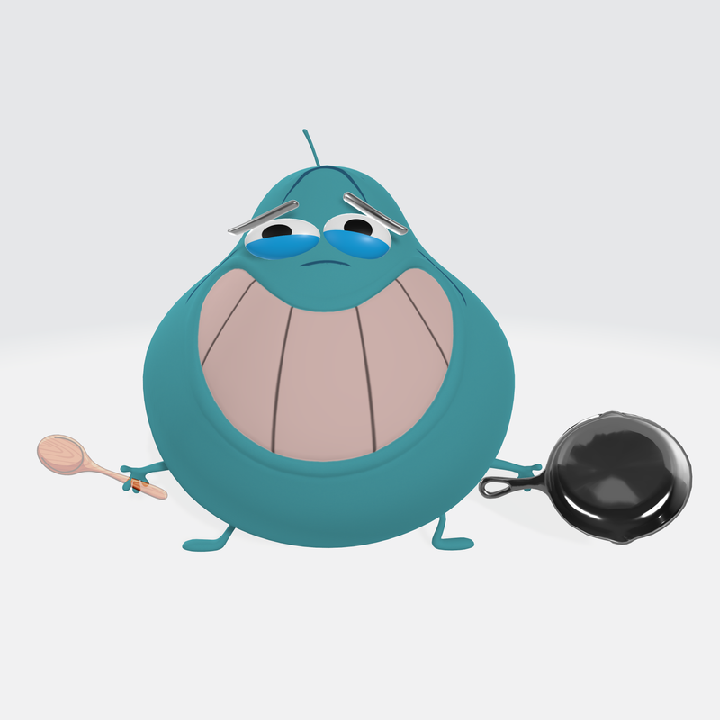 3DModel- Cooking Pear