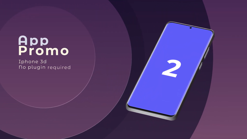3d Mob App promo After Effect 36444