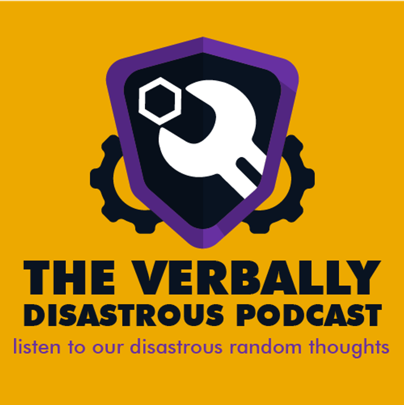 The Verbally Disastrous Podcast Logo