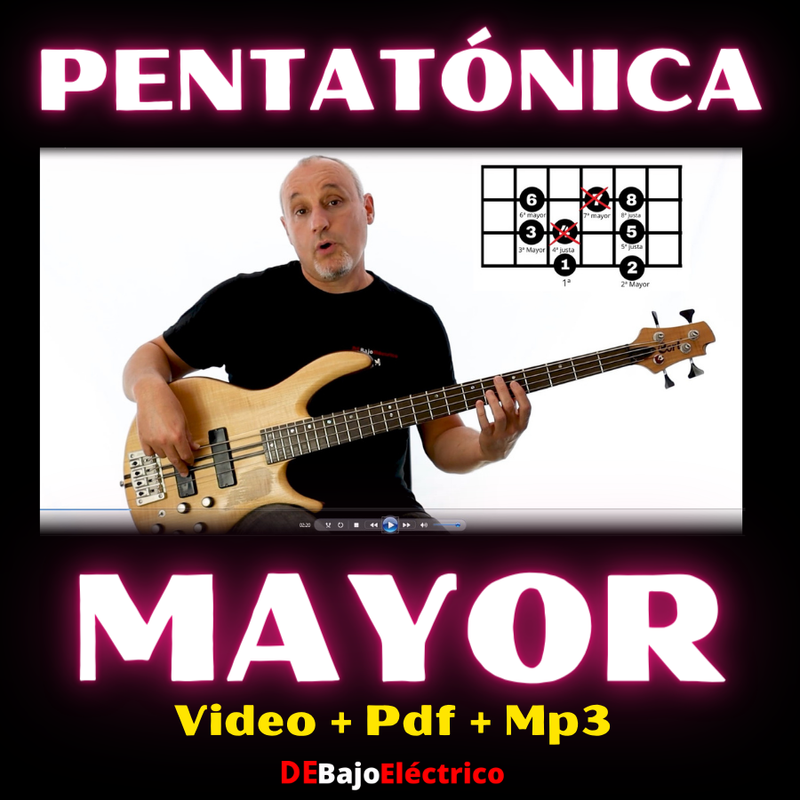 Curso Pentatónica mayor bajo