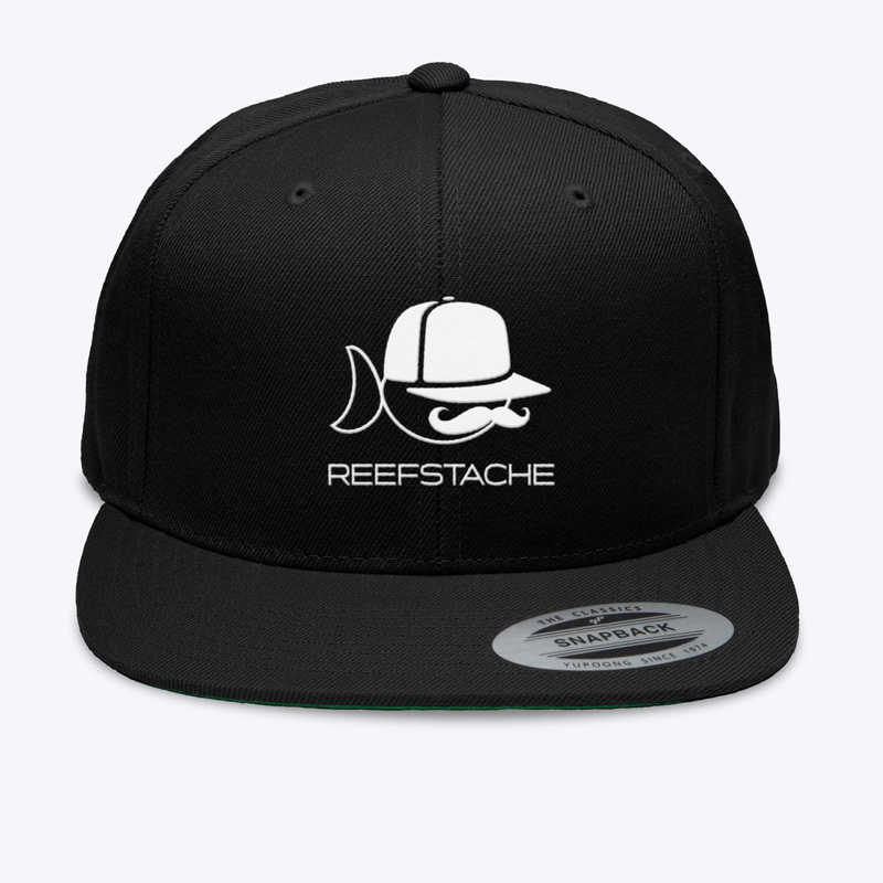 ReefStache Snap Back Black Classic Hat