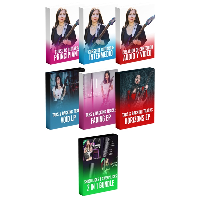 Mega Paquete - Cursos, Tabs, Backings +