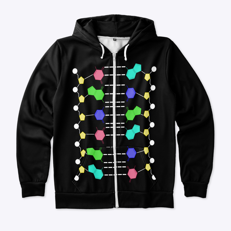 Hoodie with DNA Molecule