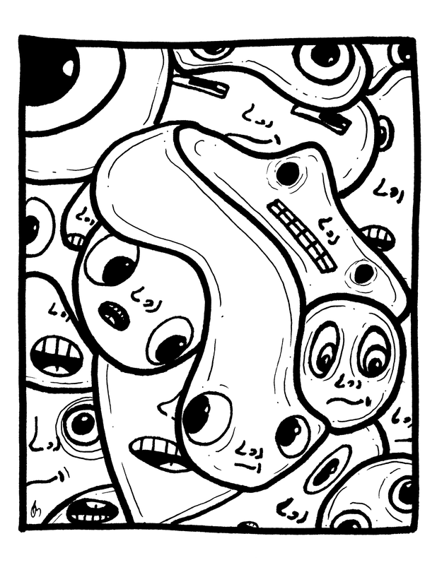 Group Photo Coloring Page