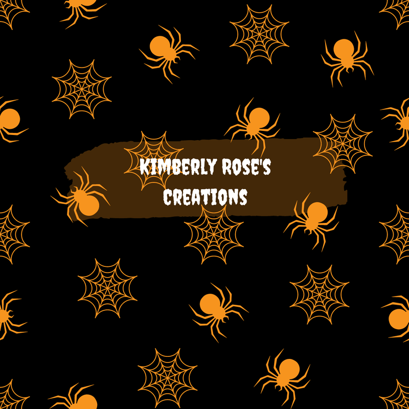 Spiders and webs Seamless