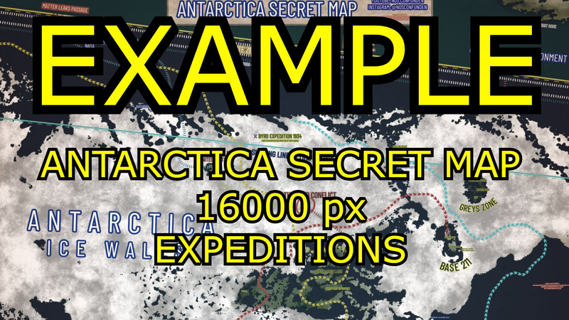 Antarctica SECRET Map - DOME