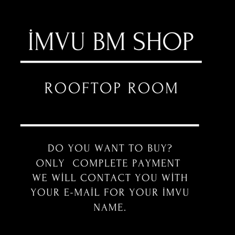 Rooftop Room-İmvu Bm