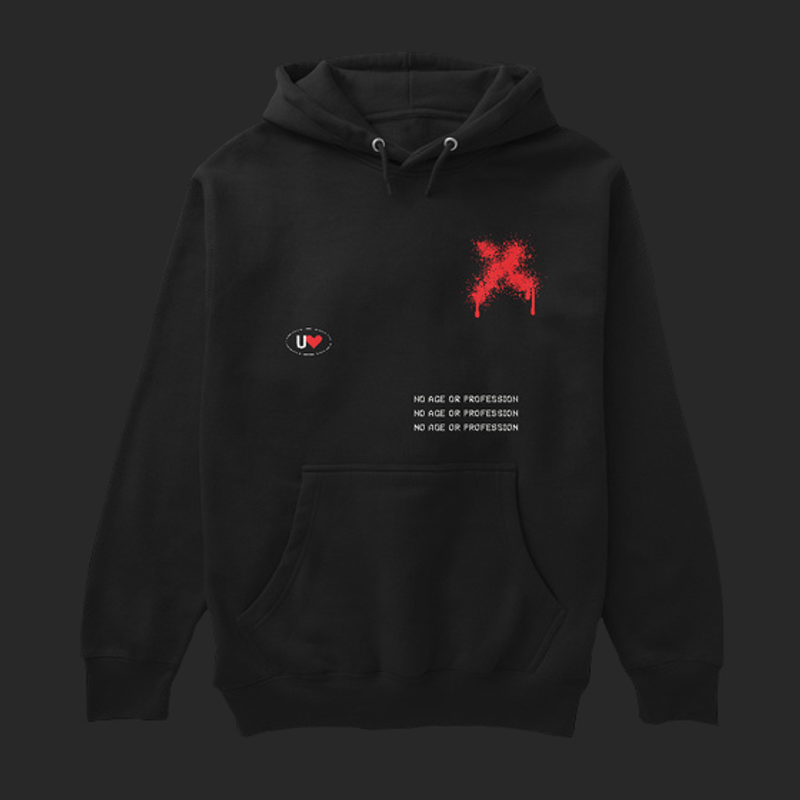 no age or profession - hoodie - black