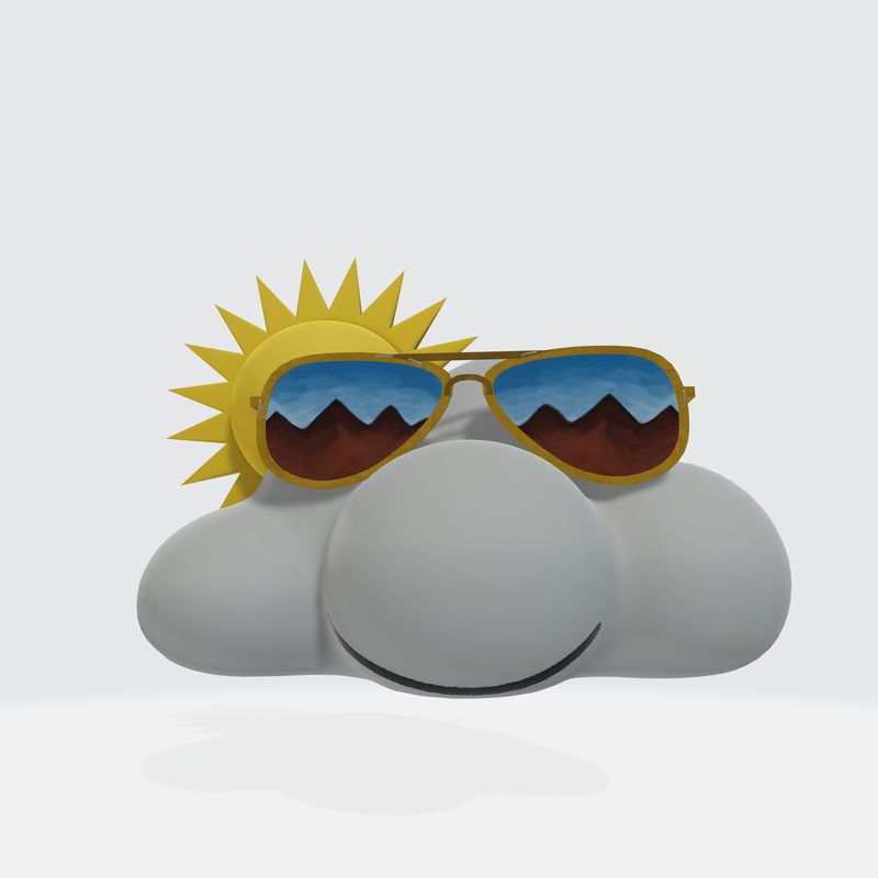 3DModel- Cloud Sun