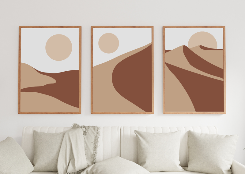 Desert sun 1 wall art