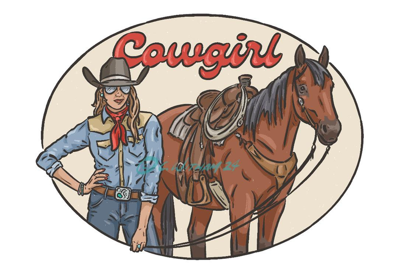 Cowgirl Cool-Digital Download