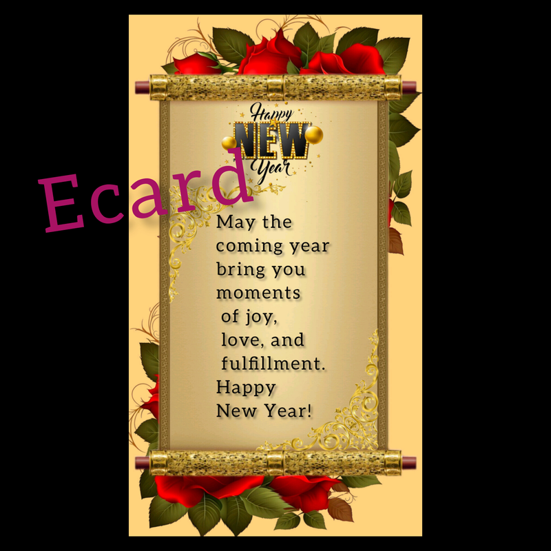 New Year Wish ecard