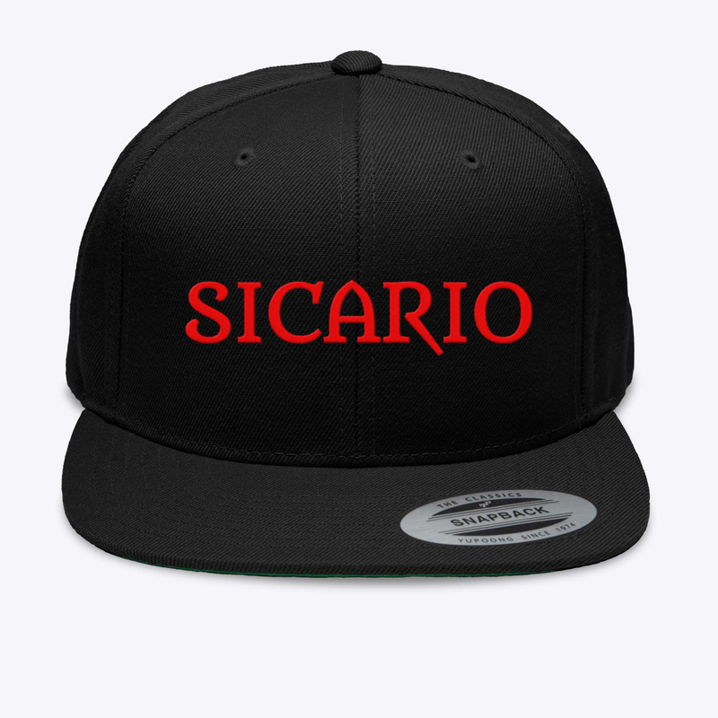 Sicario Hat Red Letters