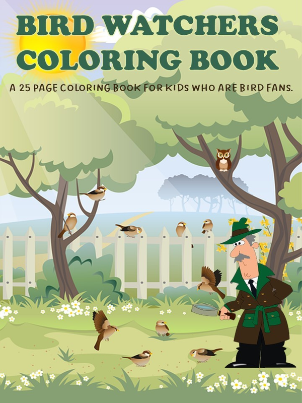 Bird Watchers Coloring Book